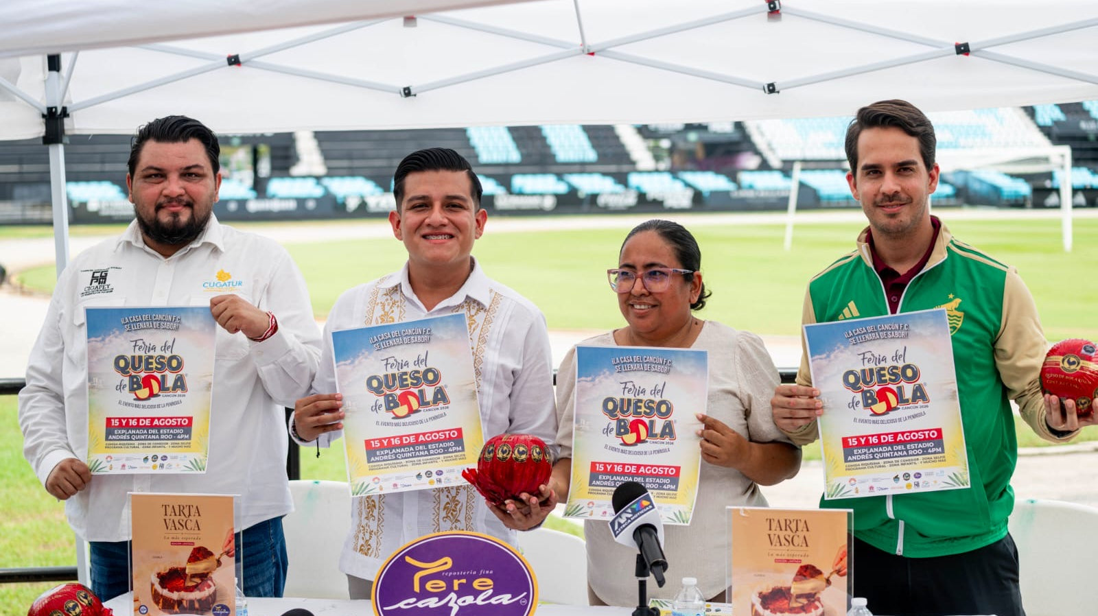 GOL DE SABOR.... LA FERIA DEL QUESO DE BOLA LLEGA AL ESTADIO 'ANDRÉS QUINTANA ROO'
