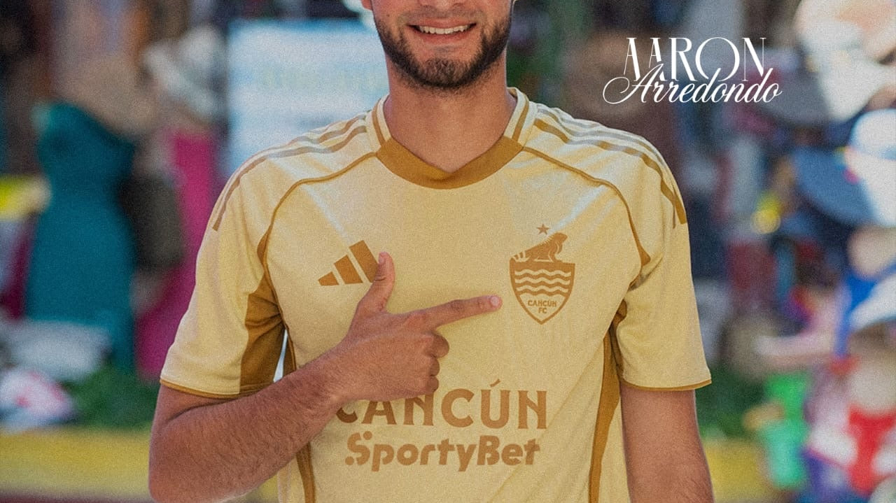 AARÓN ARREDONDO, REFUERZO DE CANCÚN FC PARA EL APERTURA 2026 DE LA LIGA BBVA EXPANSIÓN MX