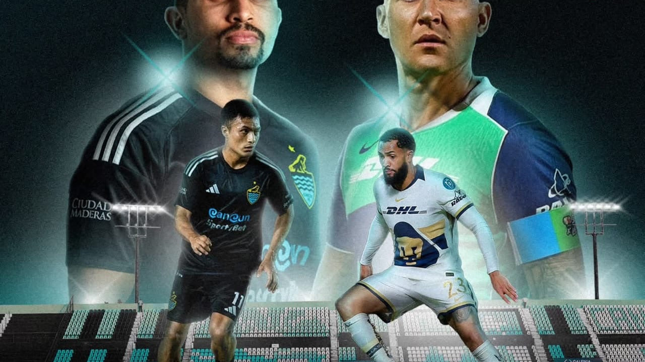 EL SUBCAMPEÓN, PUMAS, RIVAL DE CANCÚN FC EN EL ESTADIO 'ANDRÉS QUINTANA ROO'