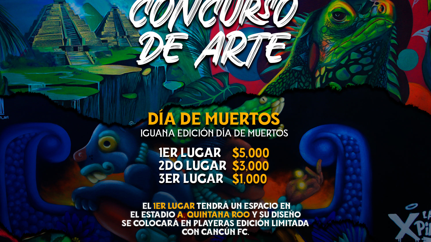 CANCÚN FC ANUNCIA CIERRE DE ‘CONCURSO DE ARTE’ CON MOTIVO DEL DÍA DE MUERTOS