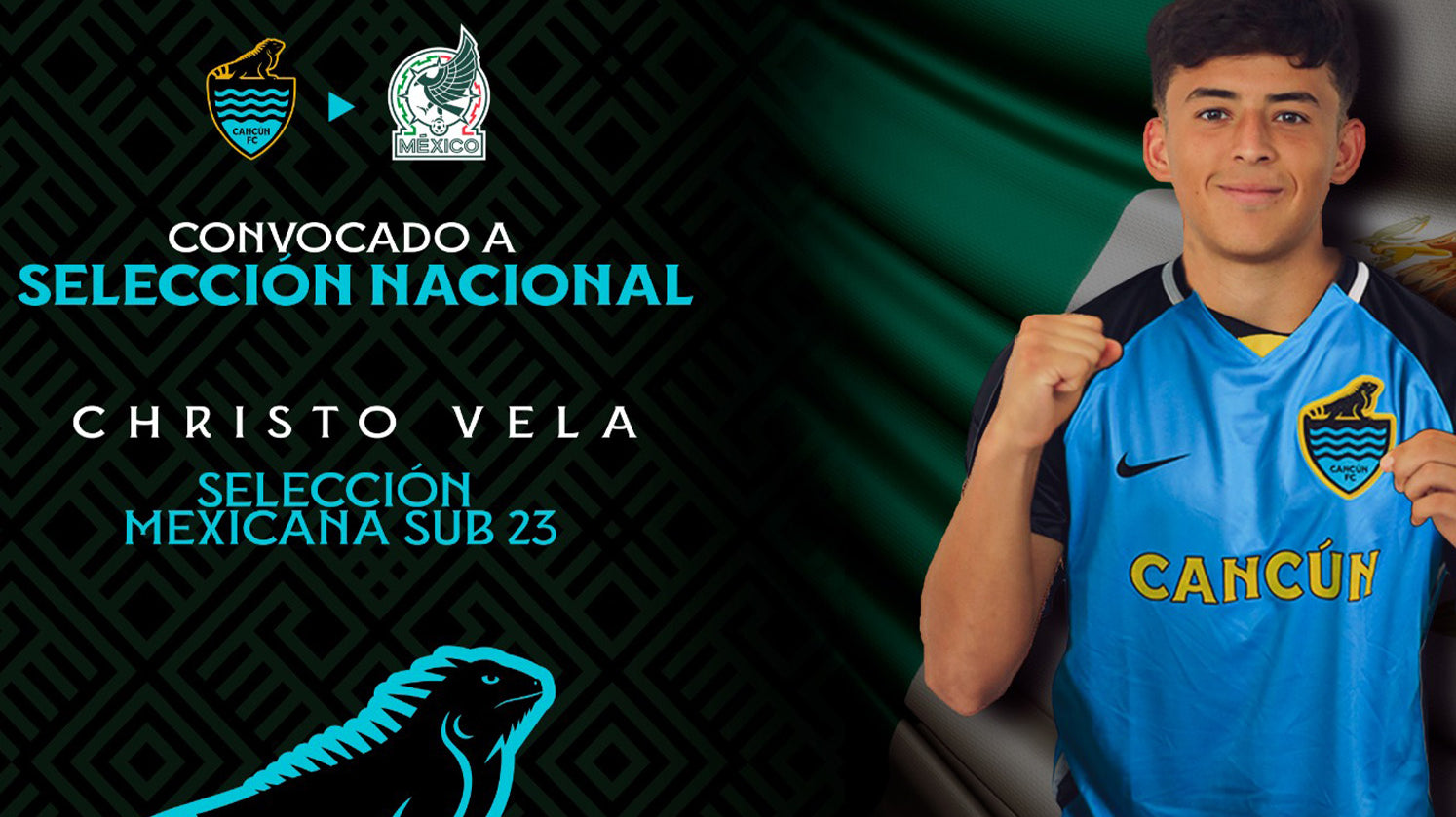CHRISTO VELA, CONVOCADO A LA SELECCIÓN MEXICANA SUB 23
