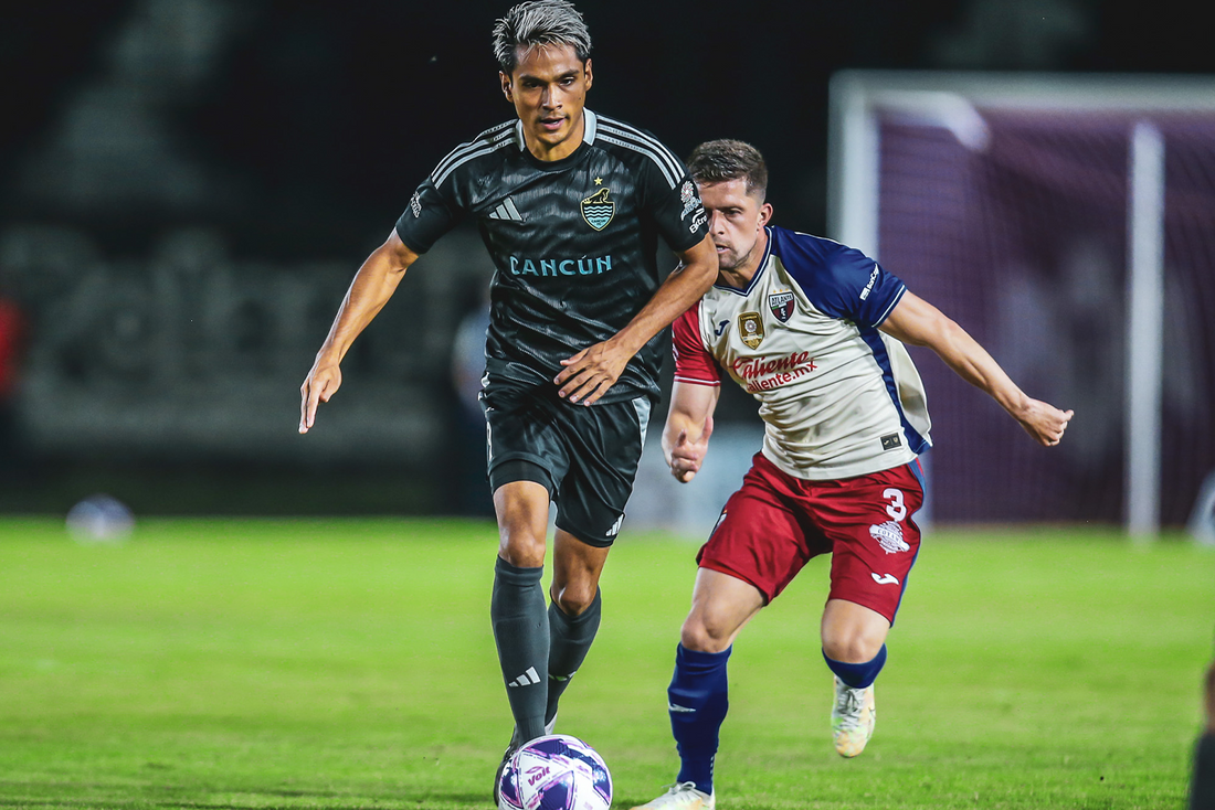 CANCÚN FC Y ATLANTE DIVIDEN HONORES EN VIBRANTE JUEGO