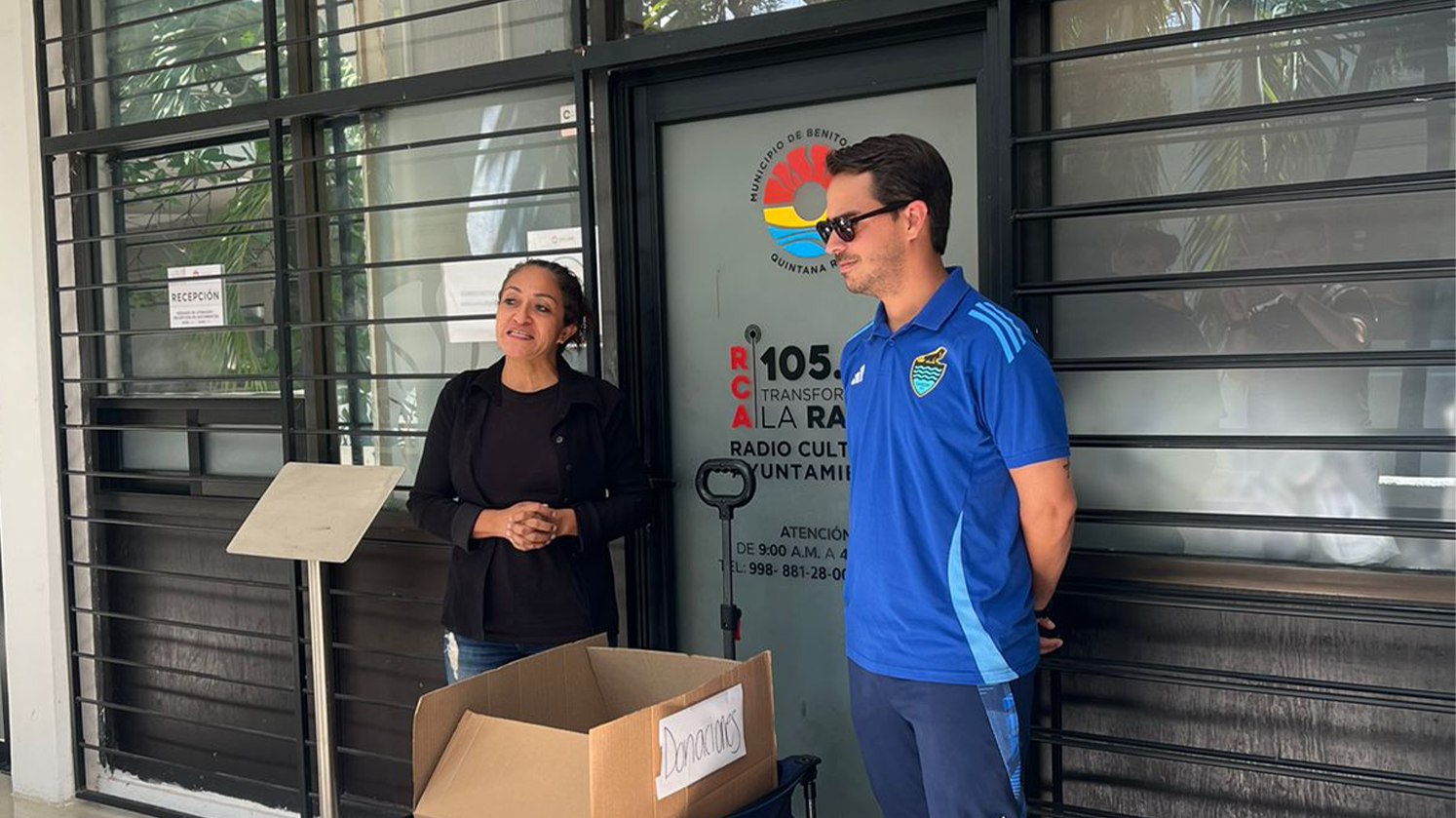 CANCÚN FC ENTREGA DONATIVO A CAMPAÑA ‘ABUELOTÓN 2024’