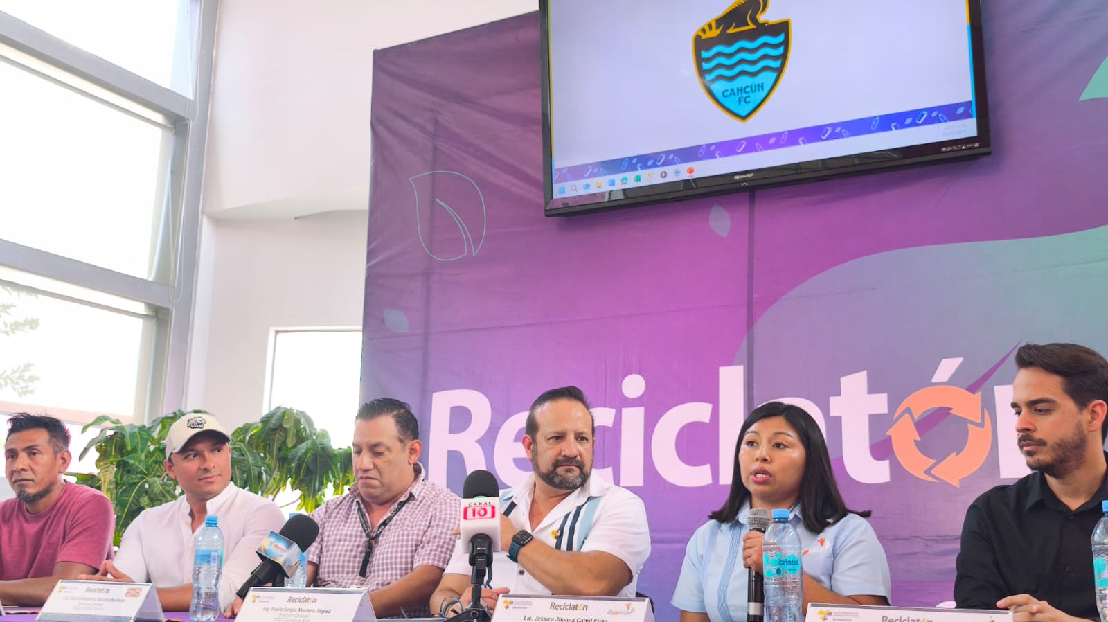 CANCÚN FC SE UNE AL ‘RECICLATÓN’ EN PRO DEL PLANETA Y LOS NIÑOS DE TELETÓN