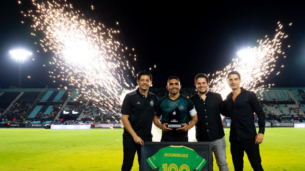 JOSÉ RODRÍGUEZ, 100 VECES ORGULLO: UN LEGADO QUE YA ES HISTORIA CON CANCÚN FC
