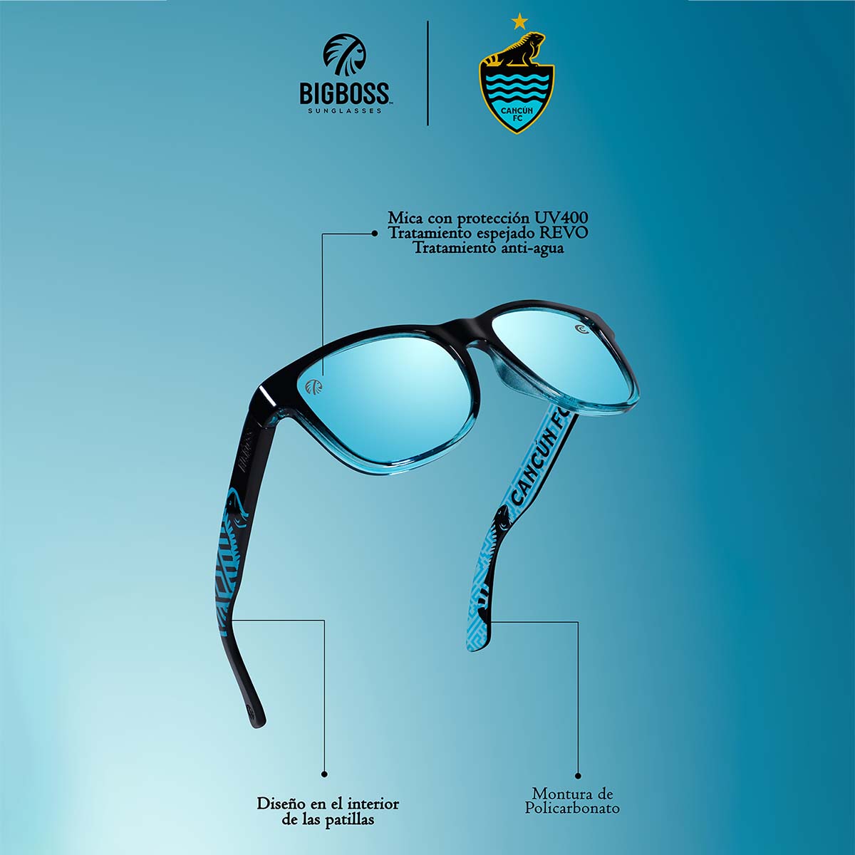LENTES DE SOL CAMPEONÍSIMO - BIGBOSS - Cancún FC