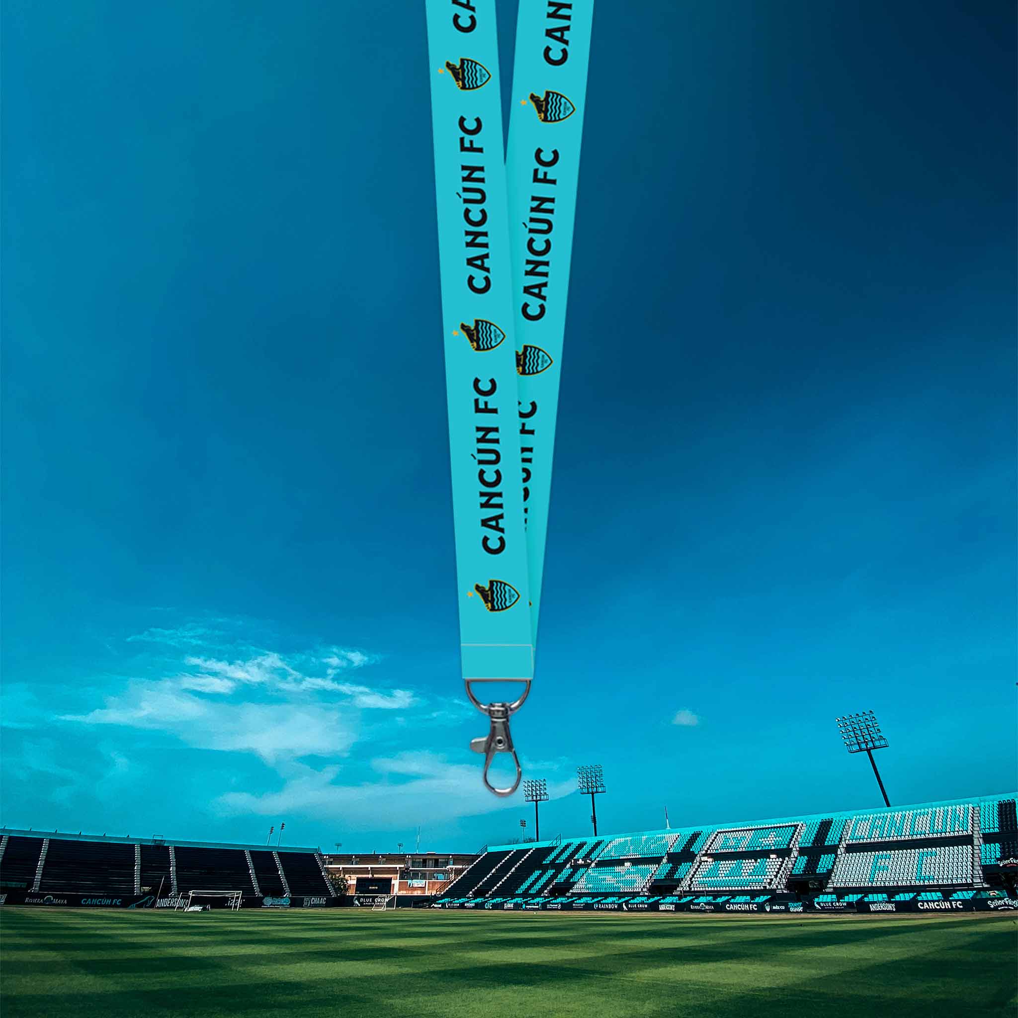 Porta Gafete CFC (Turquesa) - Cancún FC