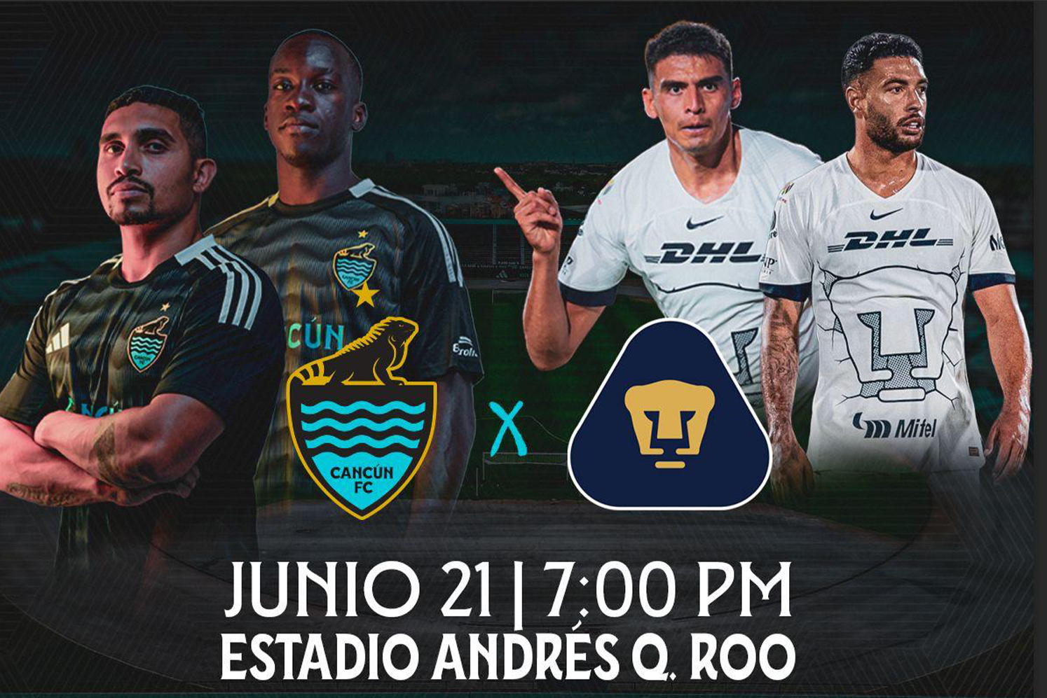 CANCÚN FC CHOCARÁ ANTE PUMAS EN PRETEMPORADA