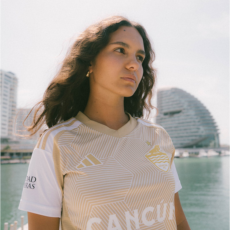 AWAY ADIDAS 24-25 - MAGIC SAND JERSEY (WOMEN) - Cancún FC Shop