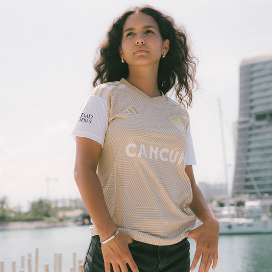 AWAY ADIDAS 24-25 - MAGIC SAND JERSEY (WOMEN) - Cancún FC Shop
