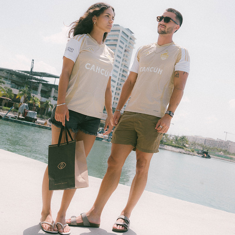 AWAY ADIDAS 24-25 - MAGIC SAND JERSEY (MEN) - Cancún FC Shop
