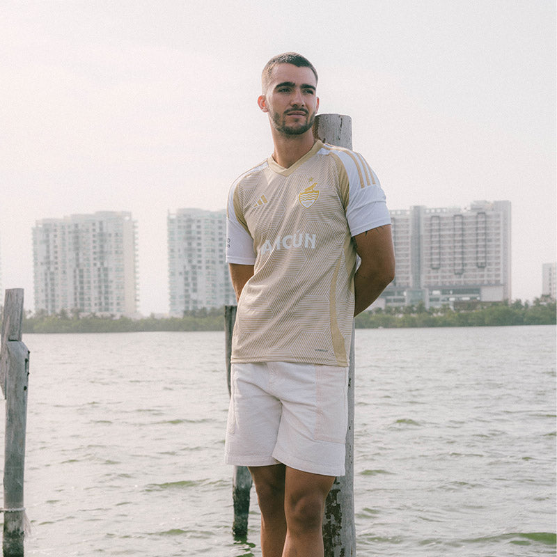 AWAY ADIDAS 24-25 - MAGIC SAND JERSEY (MEN) - Cancún FC Shop