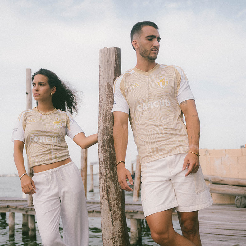 AWAY ADIDAS 24-25 - MAGIC SAND JERSEY (MEN) - Cancún FC Shop