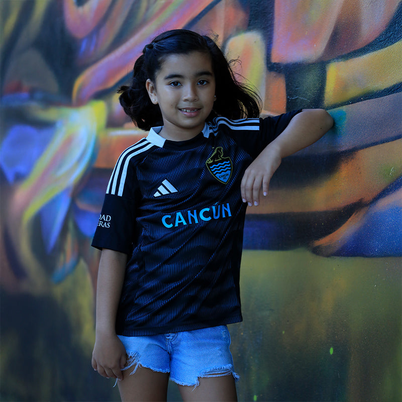HOME ADIDAS 24-25 - OBSIDIAN JERSEY (KID) - Cancún FC Shop