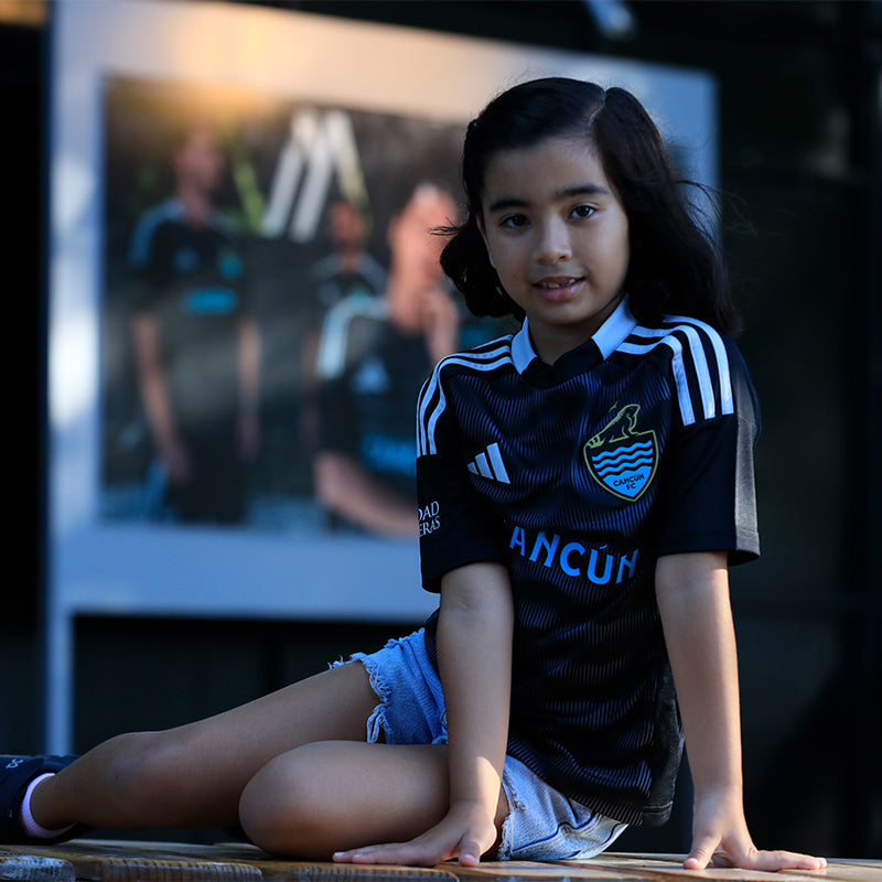 HOME ADIDAS 24-25 - OBSIDIAN JERSEY (KID) - Cancún FC Shop