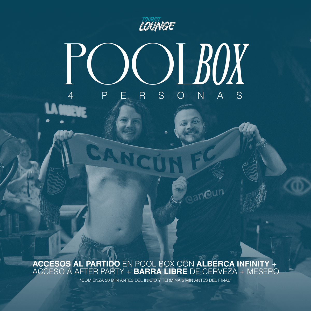 POOL BOX (5 PERSONAS) - Cancún FC