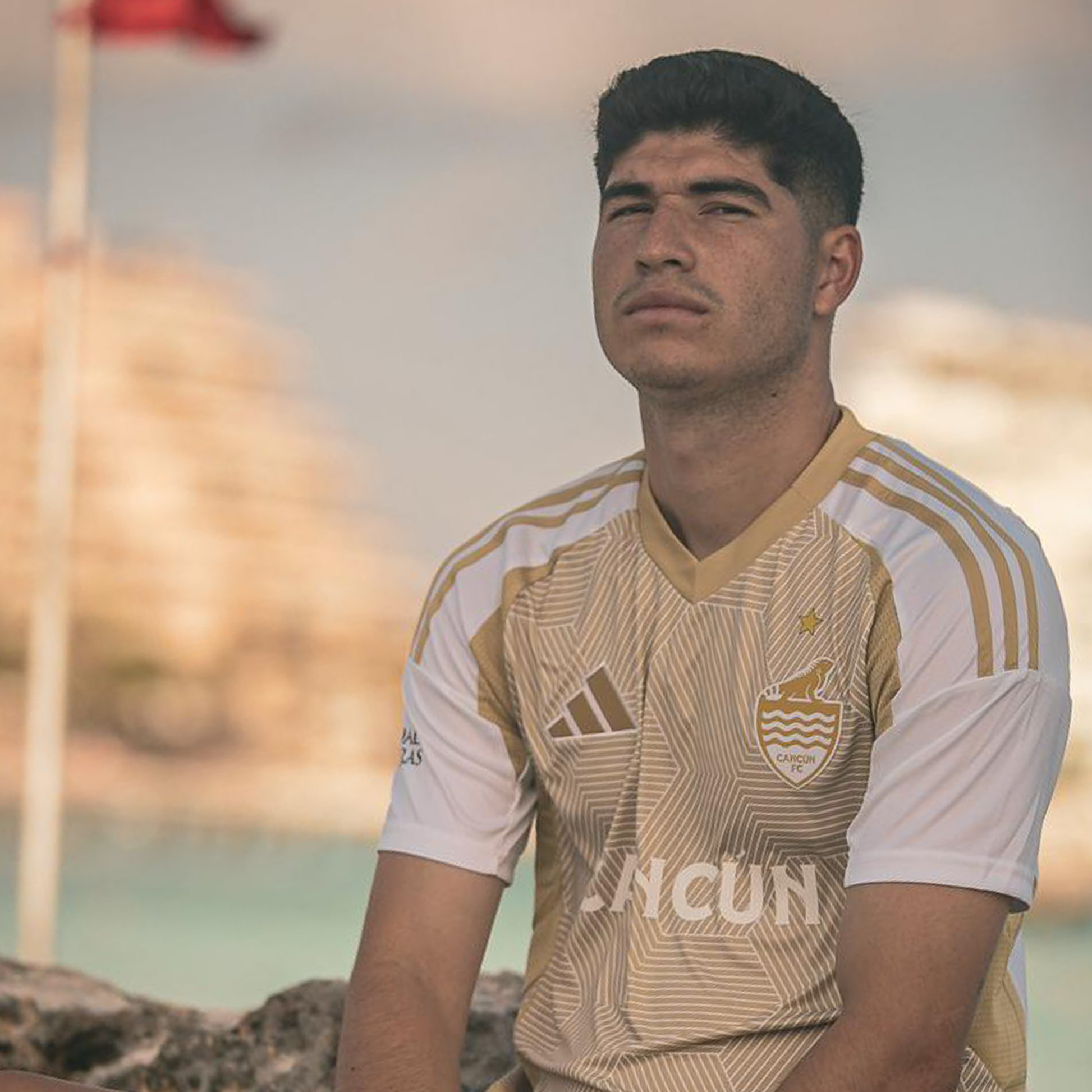 AWAY ADIDAS 24-25 - MAGIC SAND JERSEY (MEN) - Cancún FC Shop